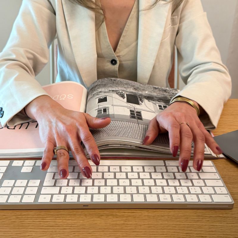 Helen at work