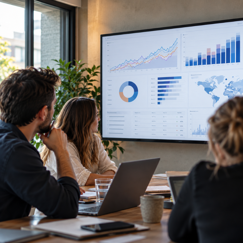 Analytics and Reporting top image B2B marketing analytics dashboard