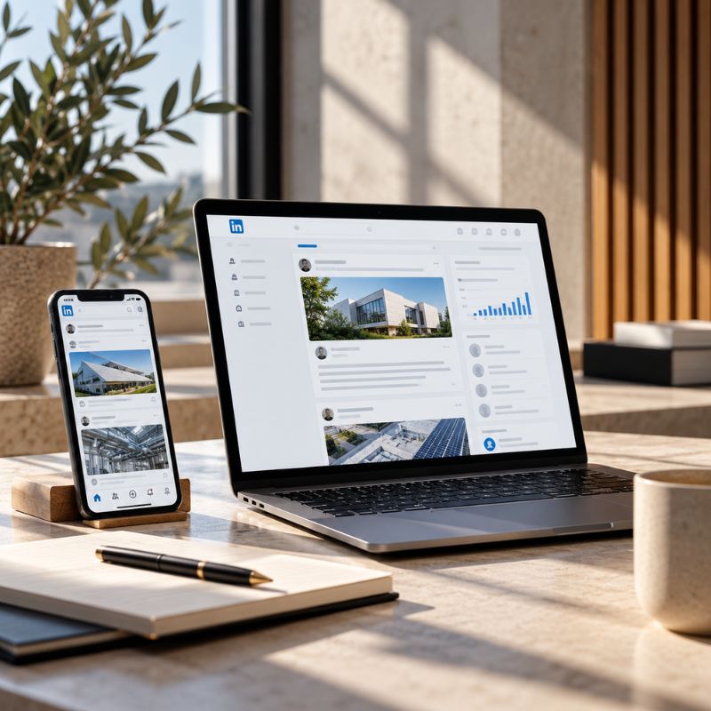 B2B LinkedIn and social media marketing