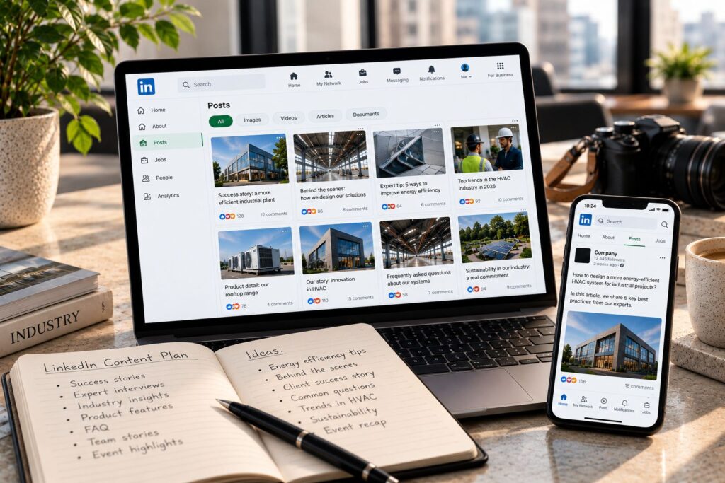Company page content​